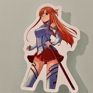 5/$10 Waterproof Vinyl Sticker- Asuna Sword Art Online